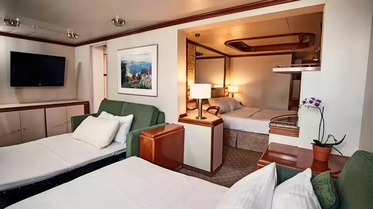 Une cabine à bord du Caribbean Princess