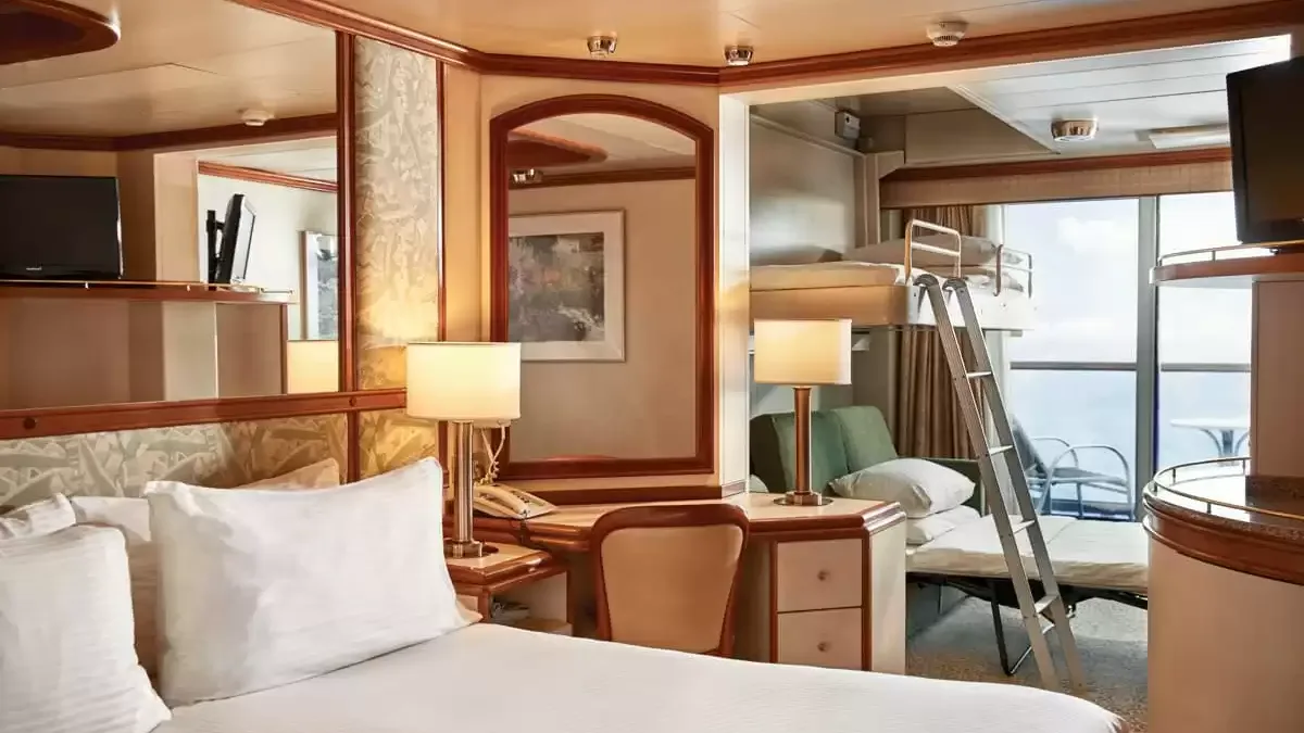 Une cabine à bord du Caribbean Princess