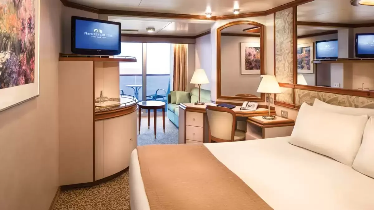 Une cabine à bord du Caribbean Princess