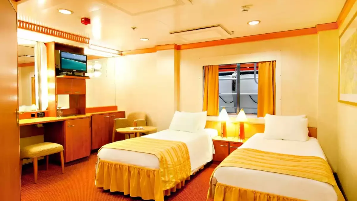 Une cabine à bord du Carnival Miracle