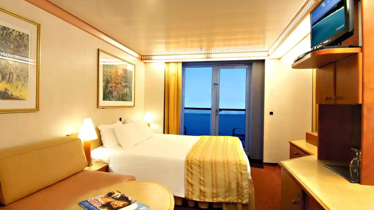 Une cabine à bord du Carnival Miracle