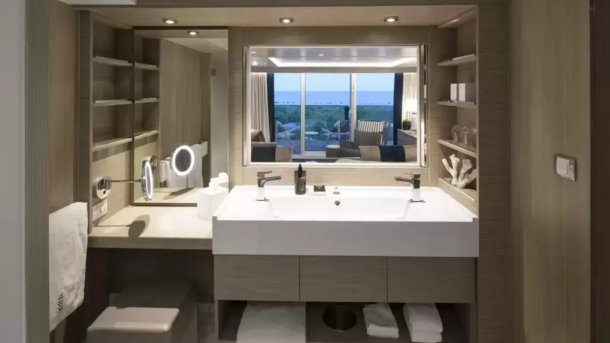 Une cabine à bord du Celebrity Apex