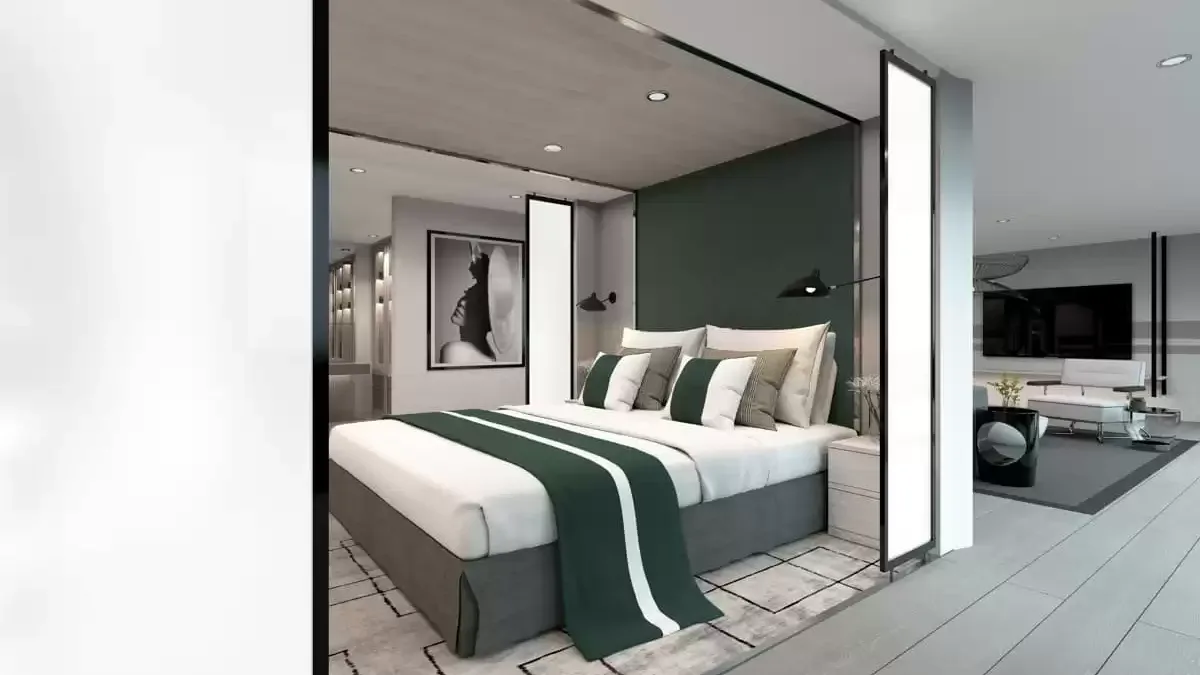 Une cabine à bord du Celebrity Apex