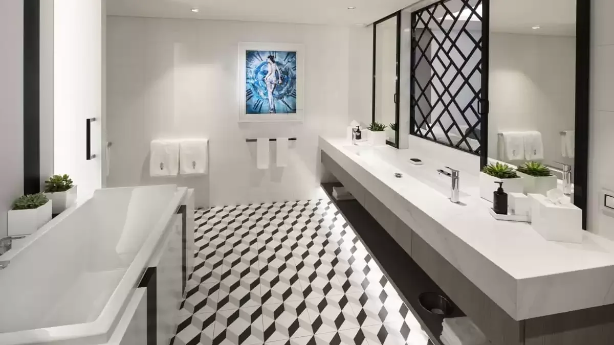 Une cabine à bord du Celebrity Apex