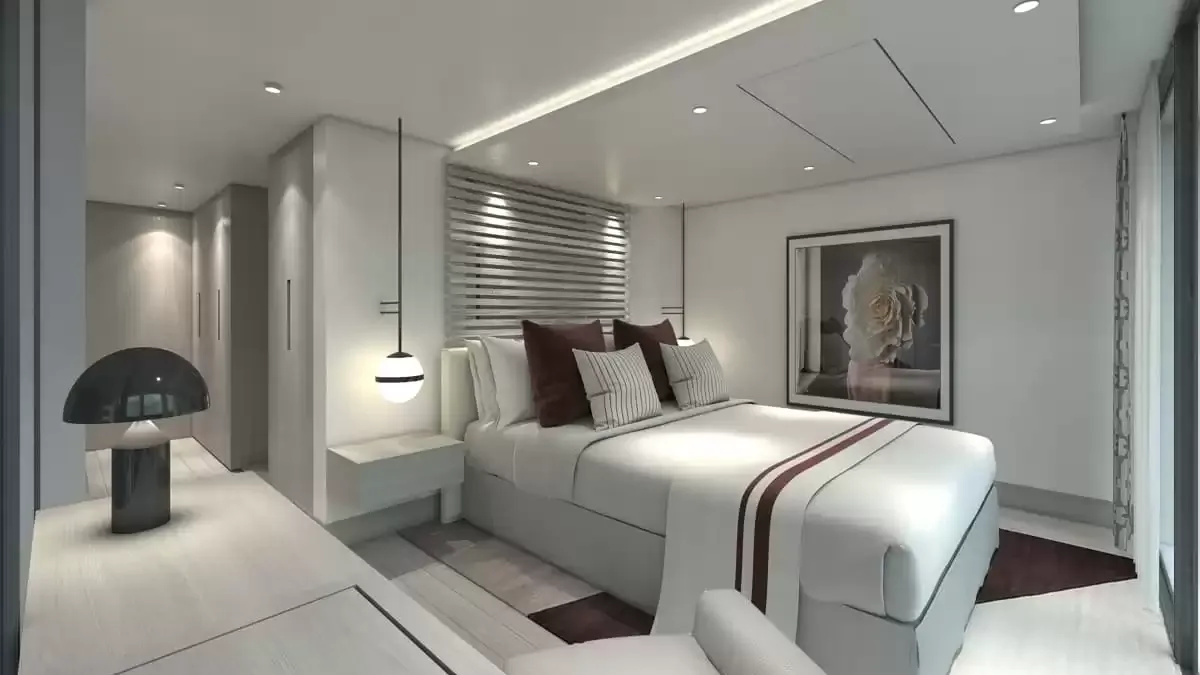 Une cabine à bord du Celebrity Apex