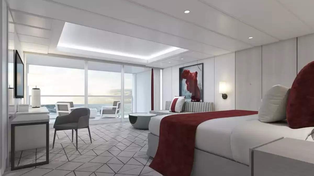 Une cabine à bord du Celebrity Apex