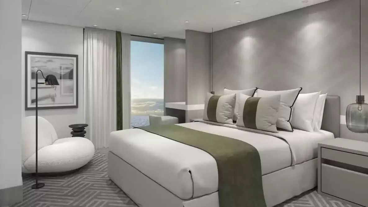 Une cabine à bord du Celebrity Apex