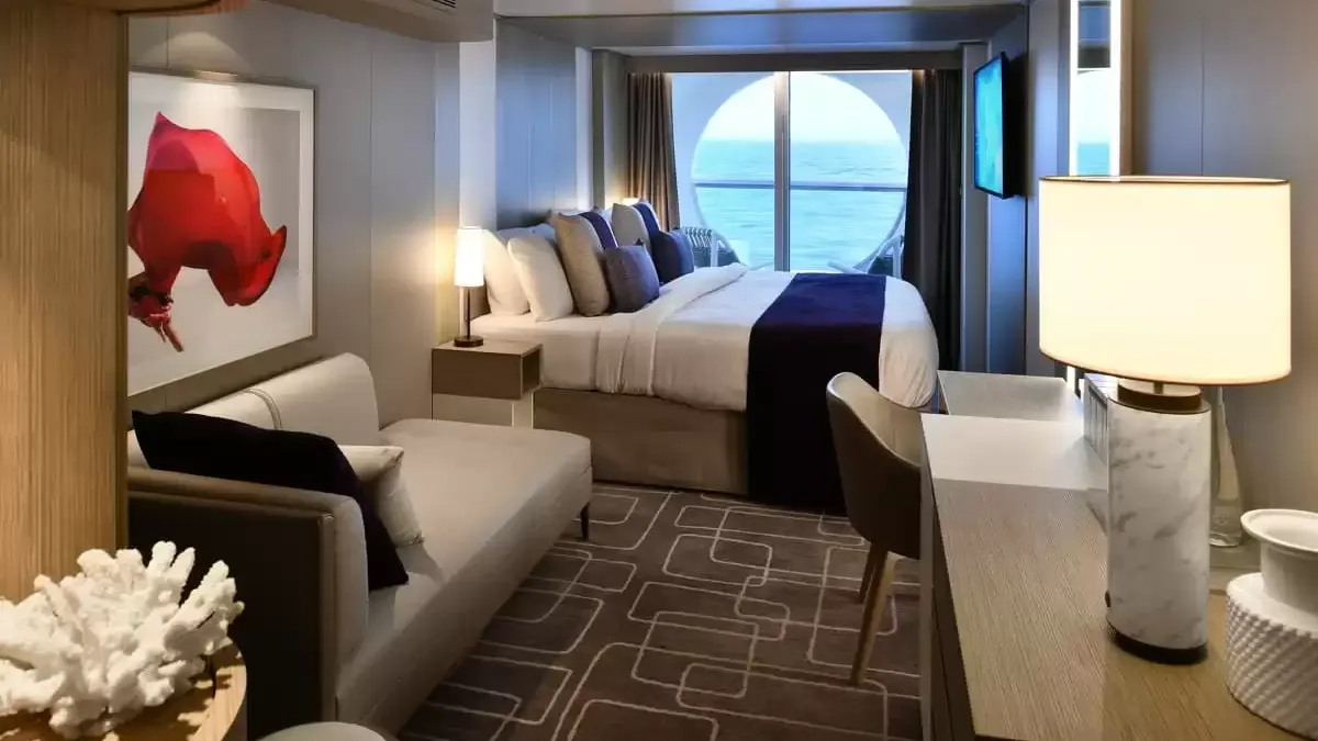 Une cabine à bord du Celebrity Apex