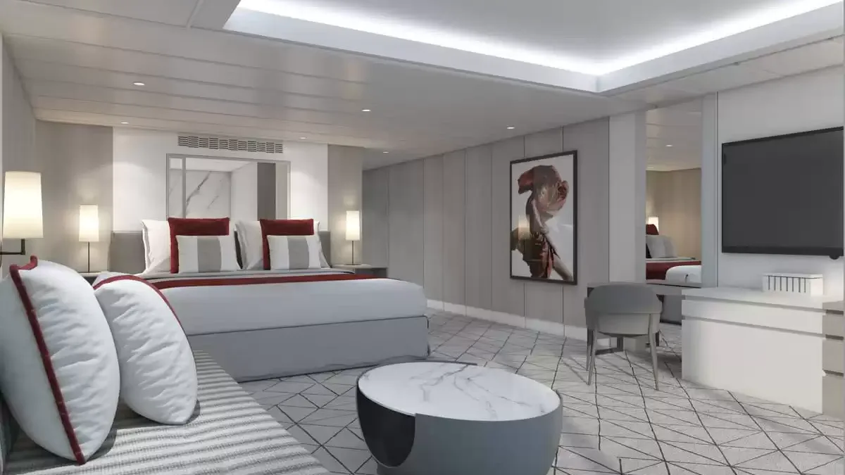 Une cabine à bord du Celebrity Apex