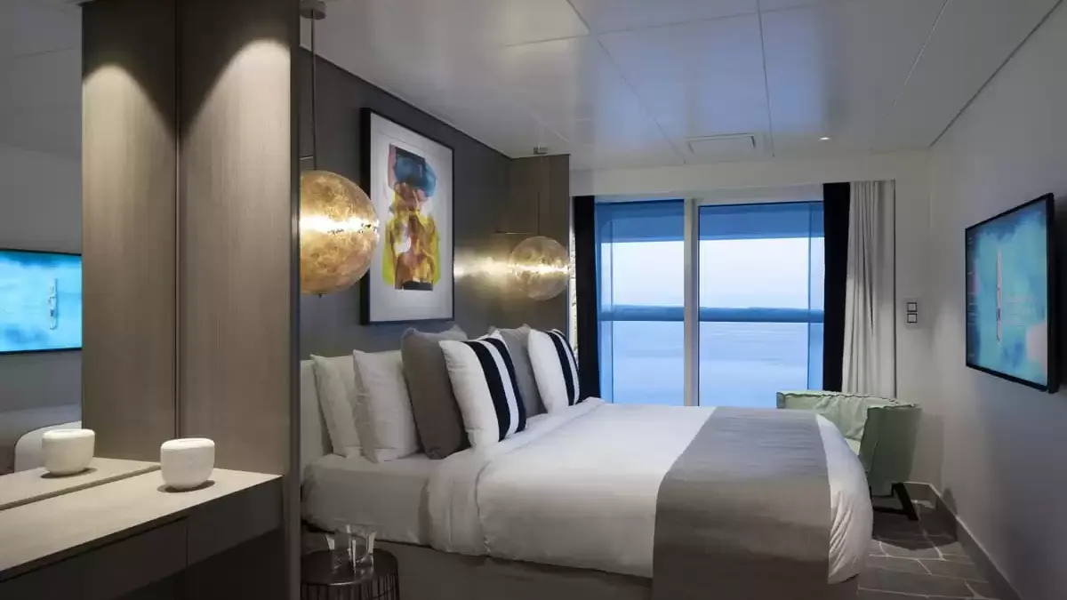 Une cabine à bord du Celebrity Apex