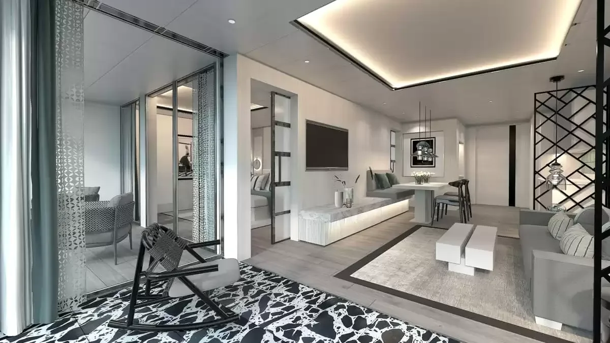 Une cabine à bord du Celebrity Beyond