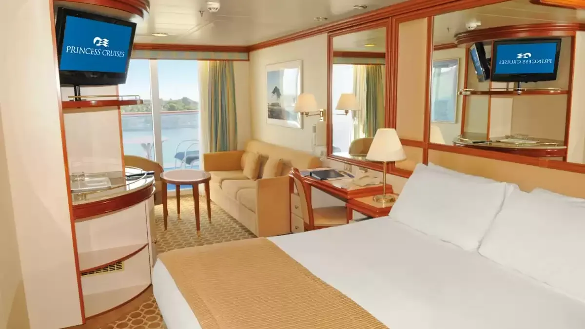 Une cabine à bord du Coral Princess