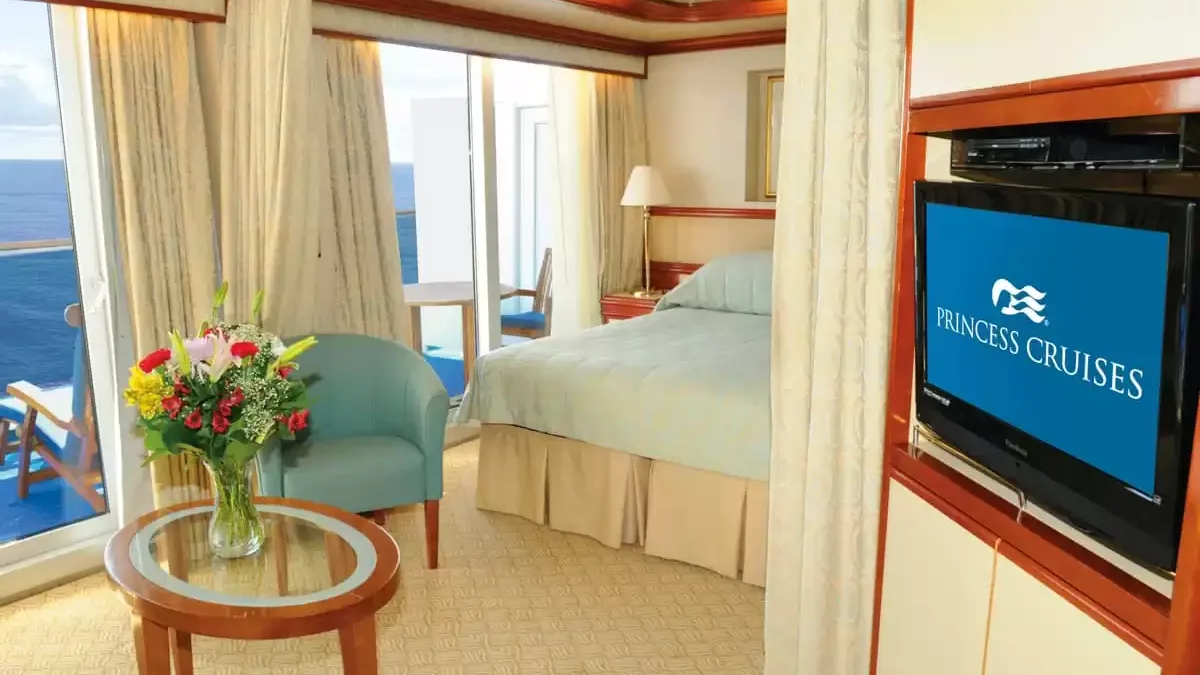 Une cabine à bord du Coral Princess