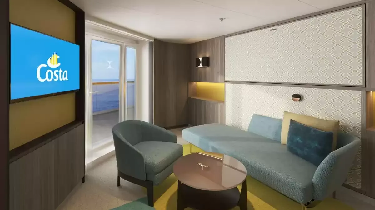 Une cabine à bord du Costa Smeralda