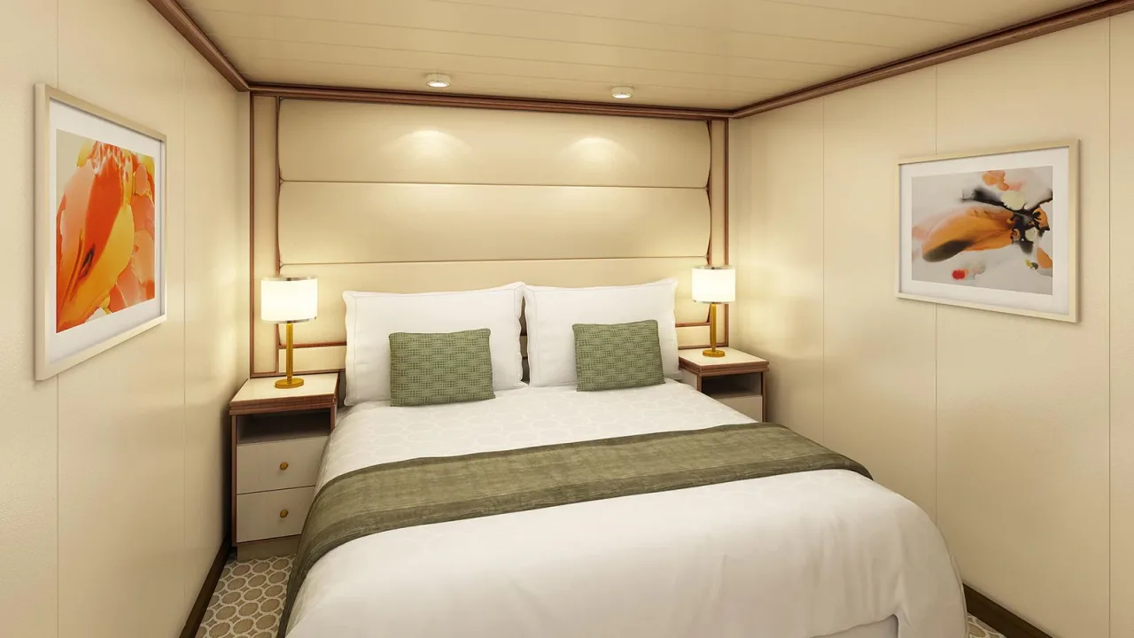 Une cabine à bord du Discovery Princess