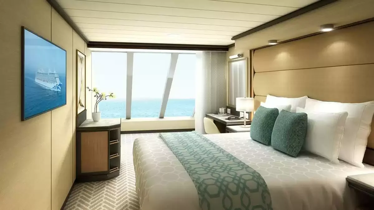 Une cabine à bord du Discovery Princess