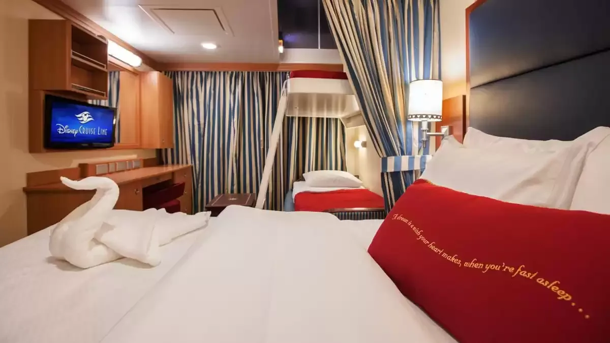 Une cabine à bord du Disney Dream