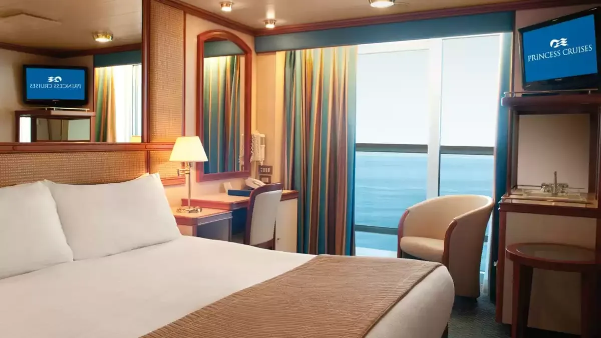 Une cabine à bord du Emerald Princess