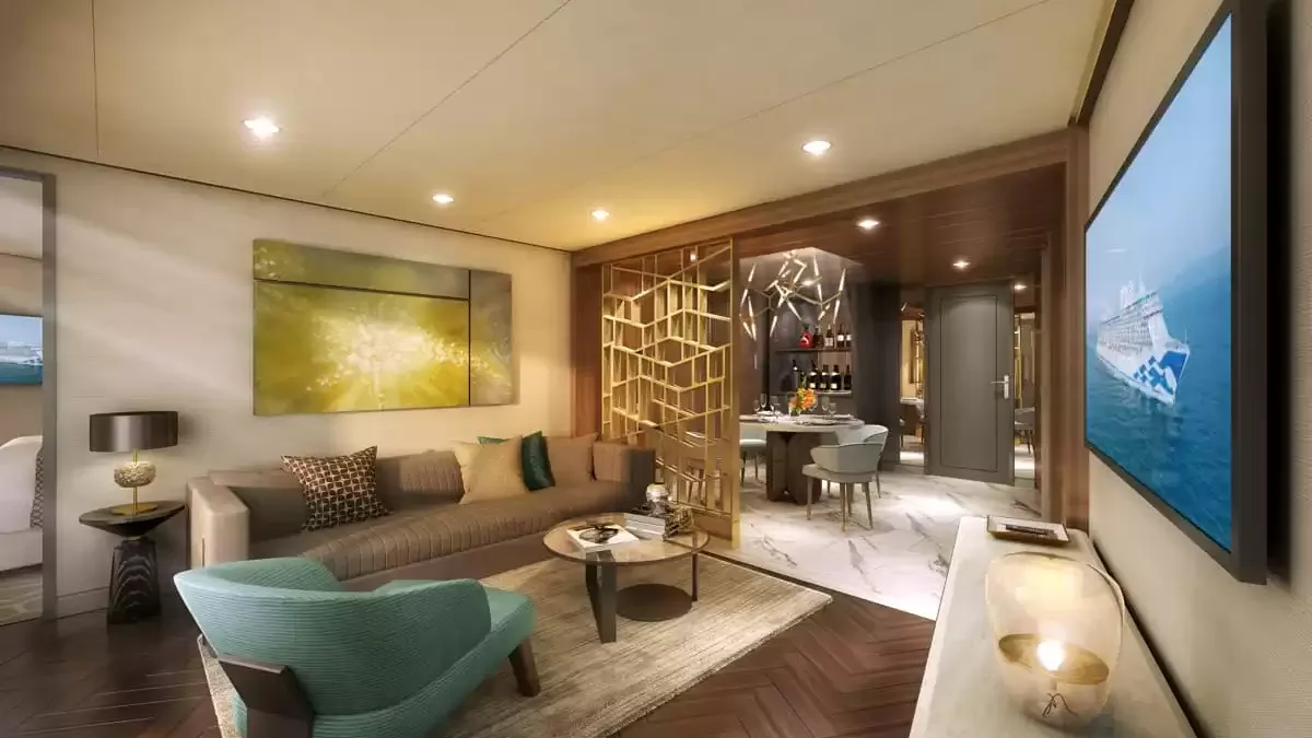 Une cabine à bord du Enchanted Princess