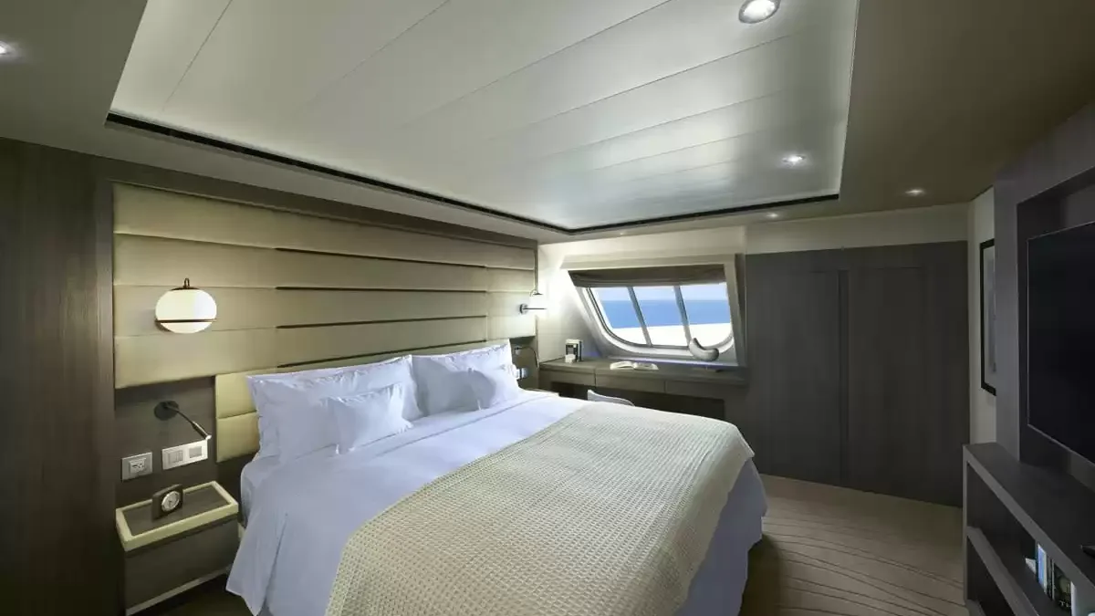 Une cabine à bord du EXPLORA I