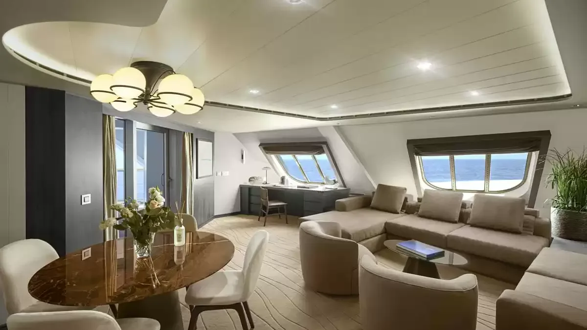 Une cabine à bord du EXPLORA I