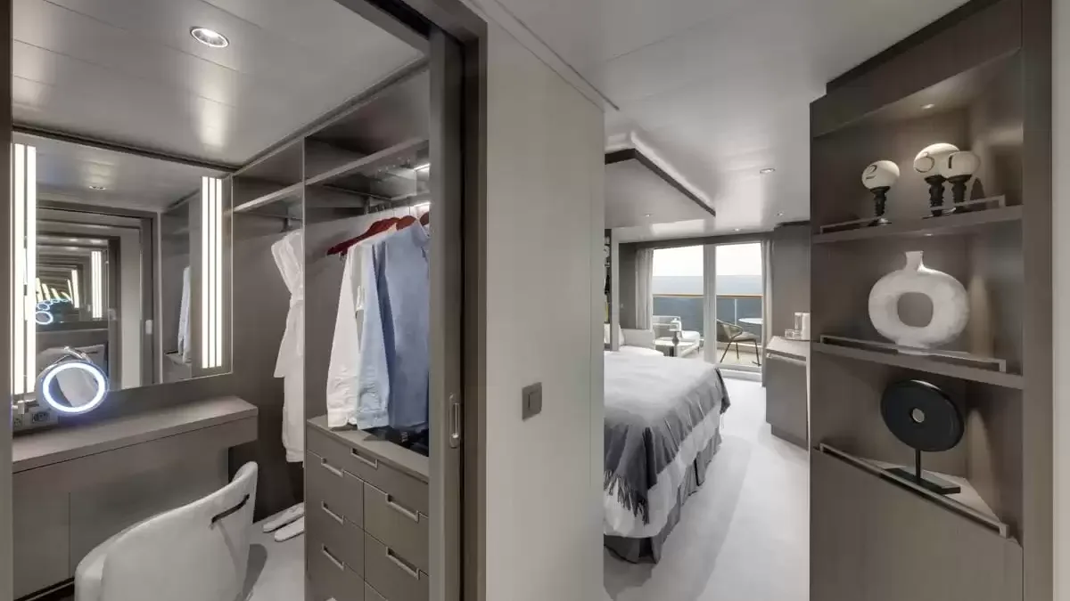 Une cabine à bord du EXPLORA I
