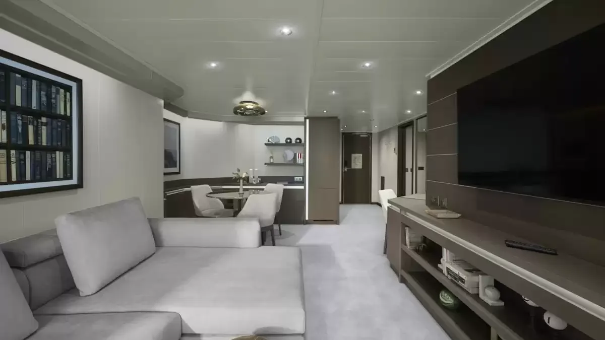 Une cabine à bord du EXPLORA I
