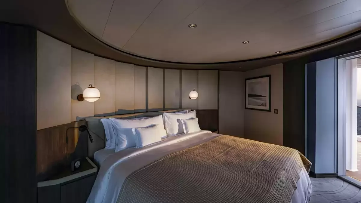 Une cabine à bord du EXPLORA I