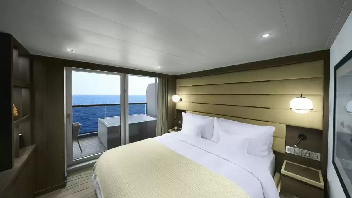 Une cabine à bord du EXPLORA II