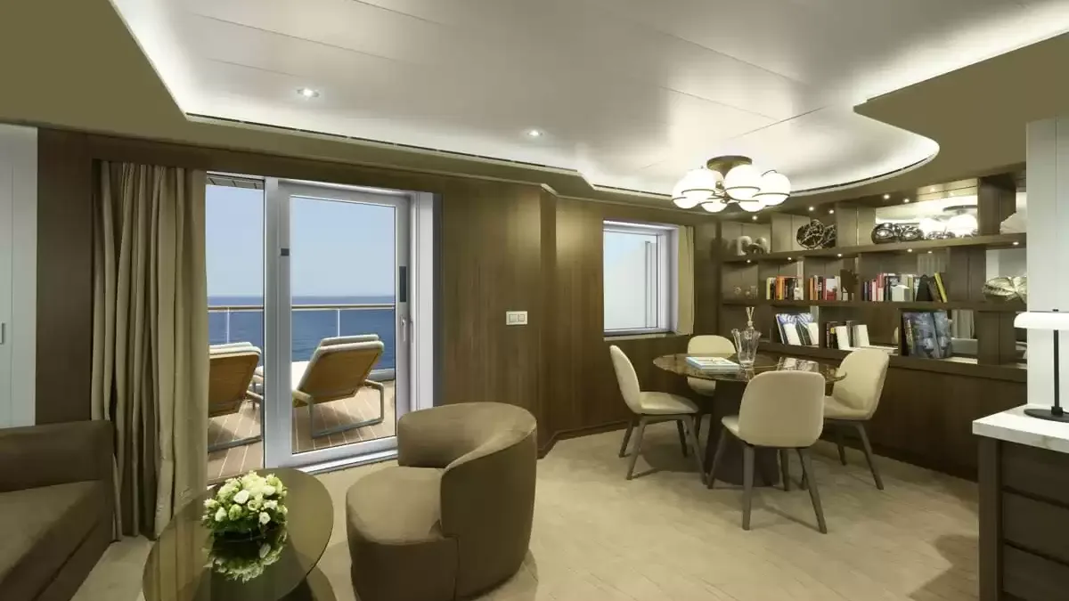 Une cabine à bord du EXPLORA II