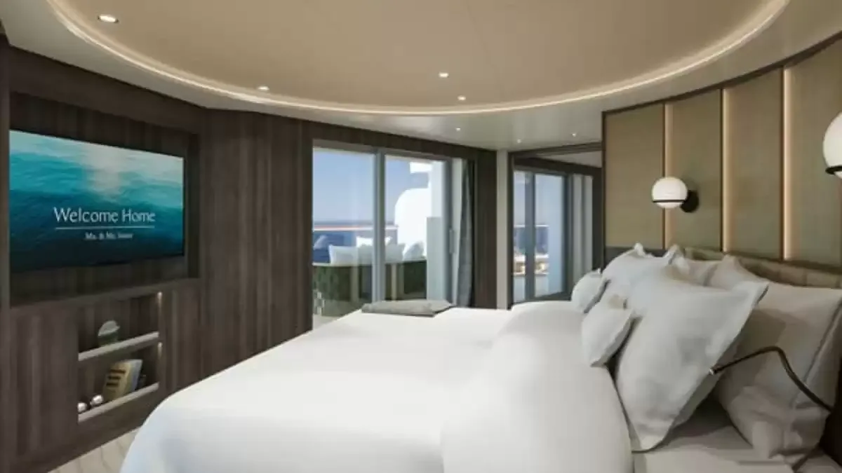 Une cabine à bord du EXPLORA III