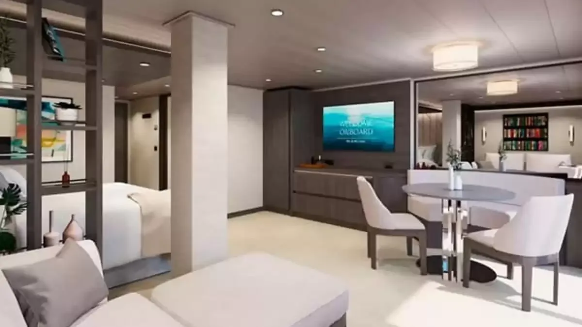 Une cabine à bord du EXPLORA III