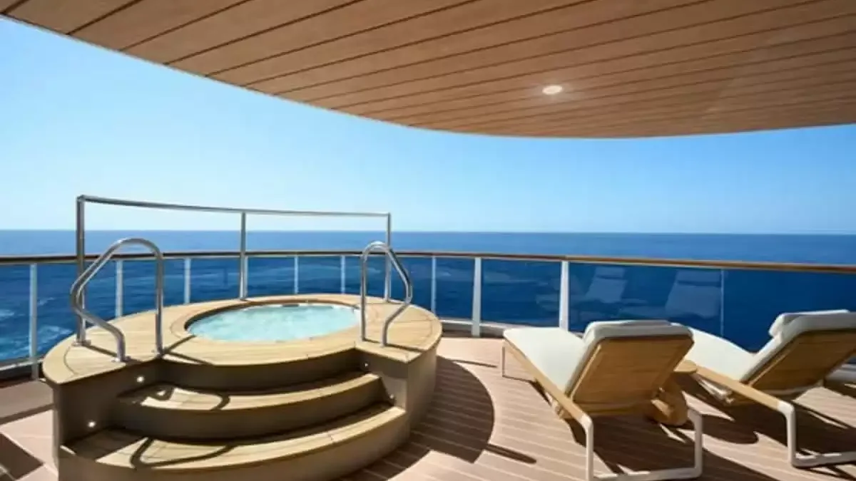 Une cabine à bord du EXPLORA III