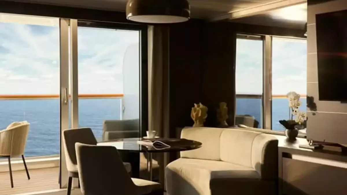 Une cabine à bord du EXPLORA III