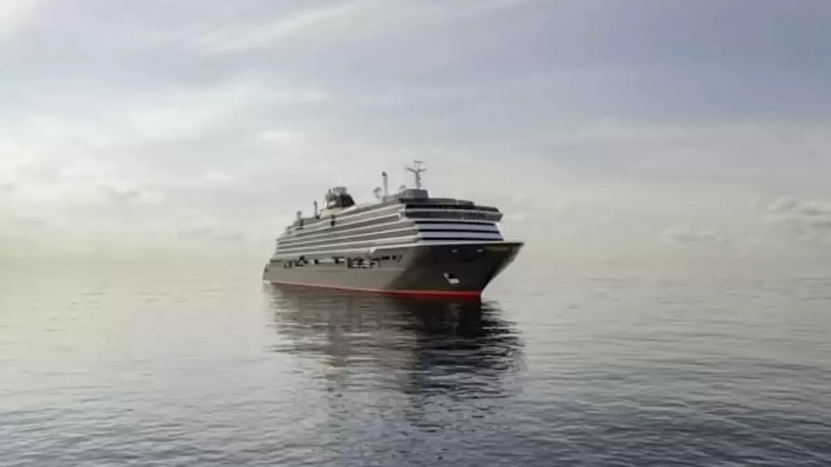 Le EXPLORA III en mer, vu du ciel