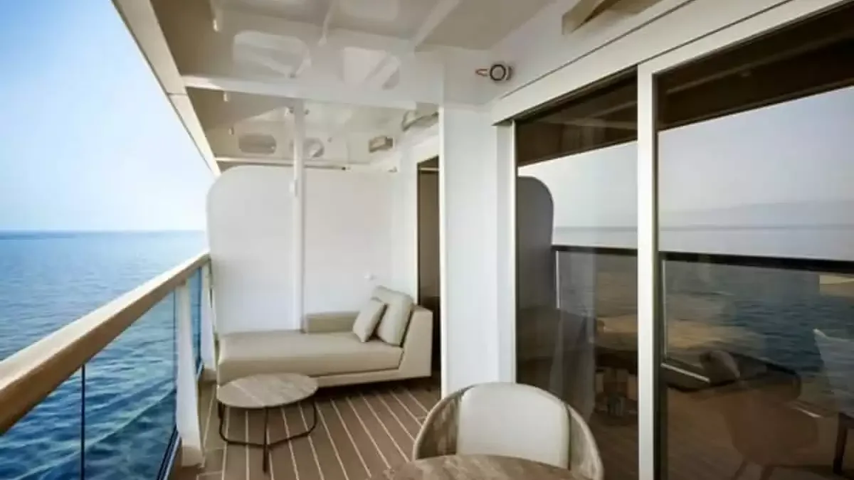 Une cabine à bord du EXPLORA III
