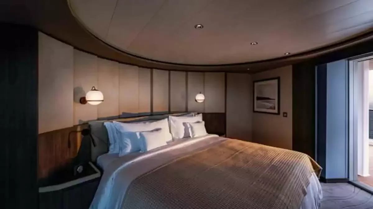 Une cabine à bord du EXPLORA III
