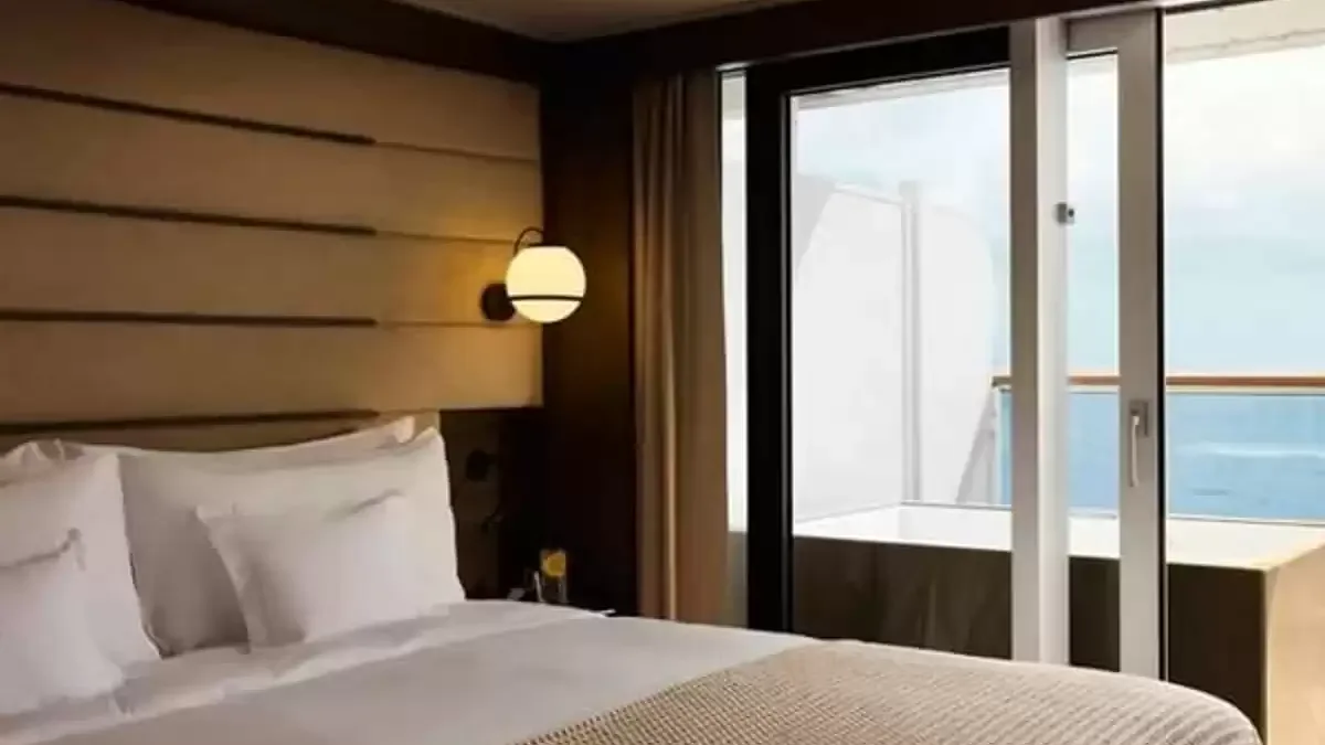 Une cabine à bord du EXPLORA III