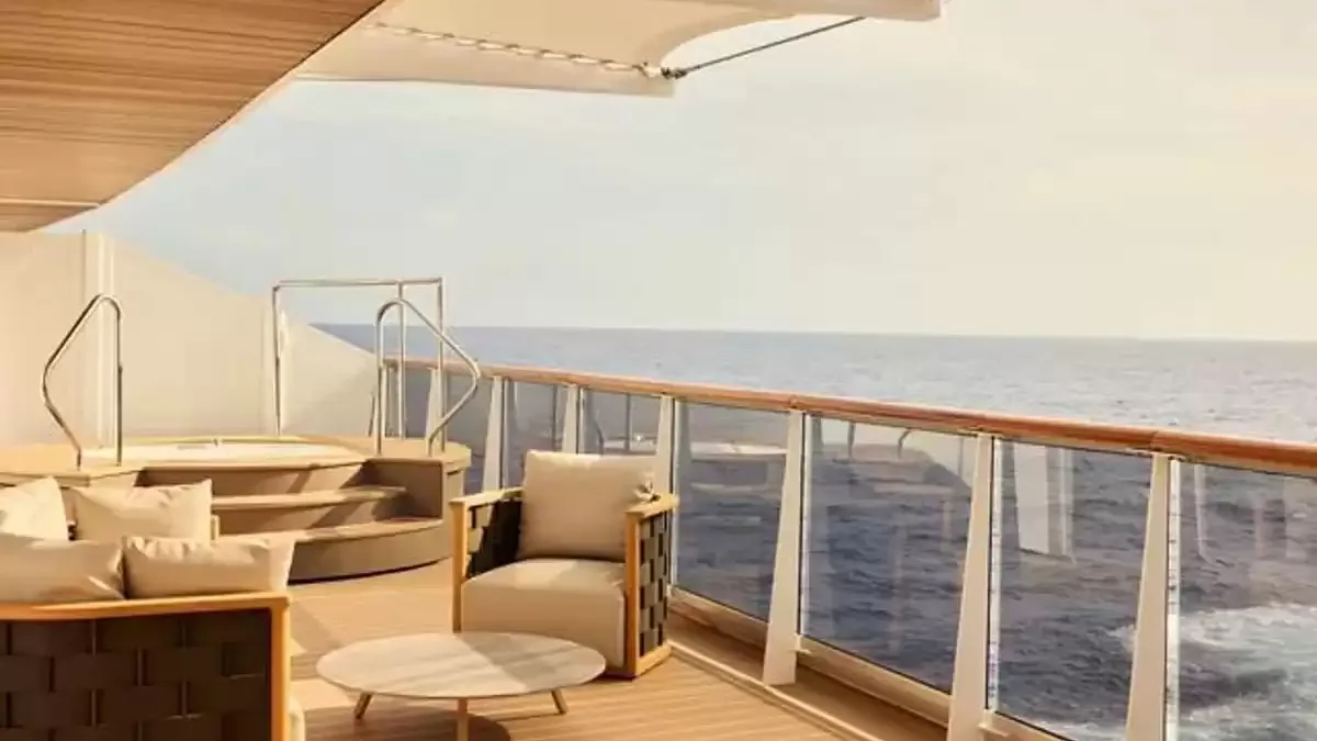 Une cabine à bord du EXPLORA V