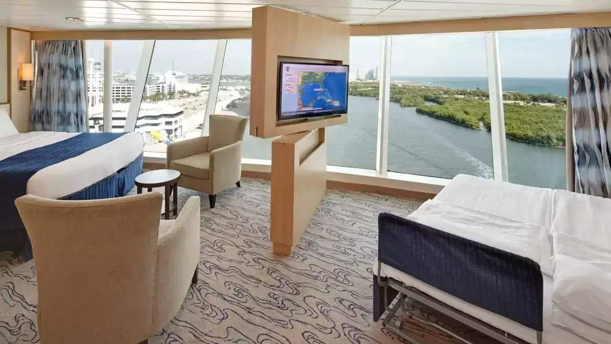 Une cabine à bord du Freedom of the Seas