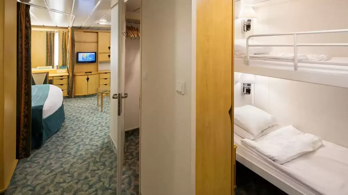Une cabine à bord du Freedom of the Seas