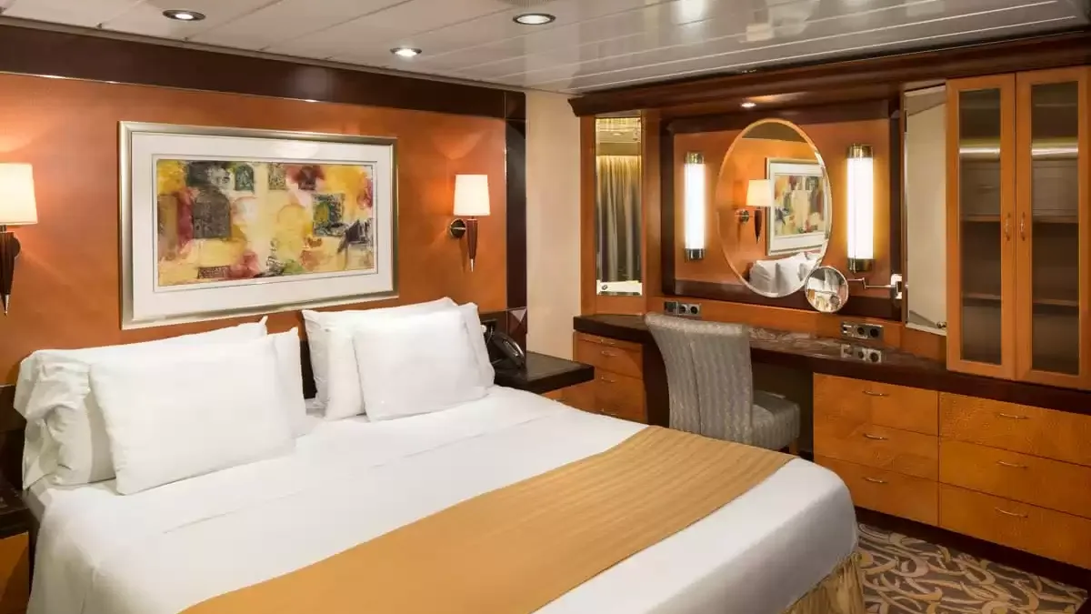 Une cabine à bord du Freedom of the Seas