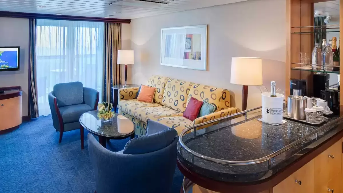 Une cabine à bord du Freedom of the Seas