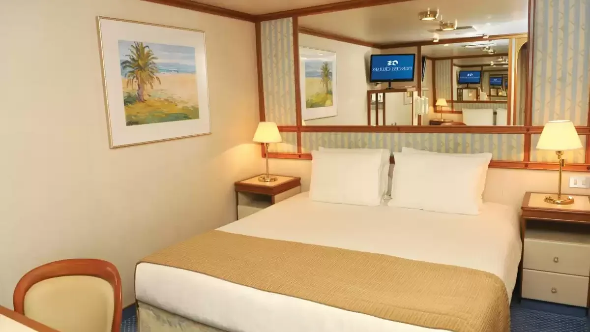 Une cabine à bord du Grand Princess