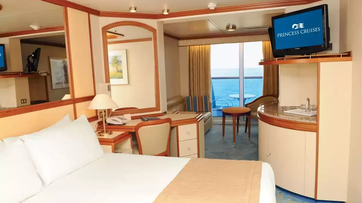Une cabine à bord du Grand Princess
