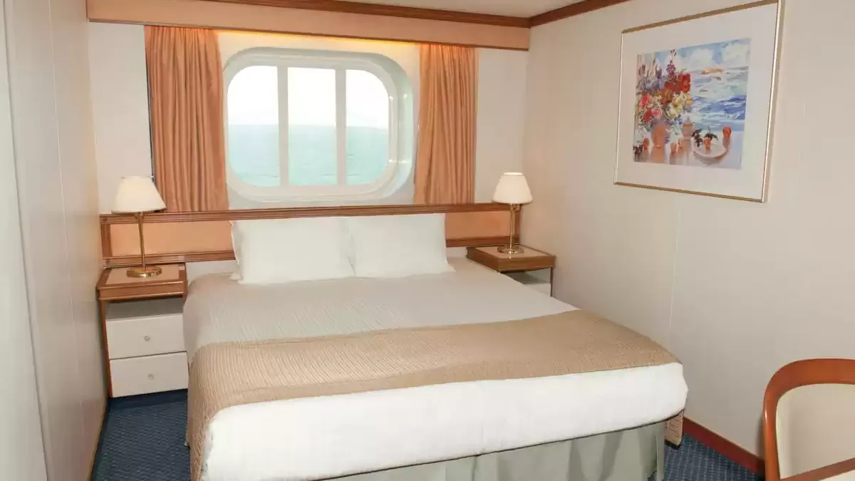 Une cabine à bord du Grand Princess