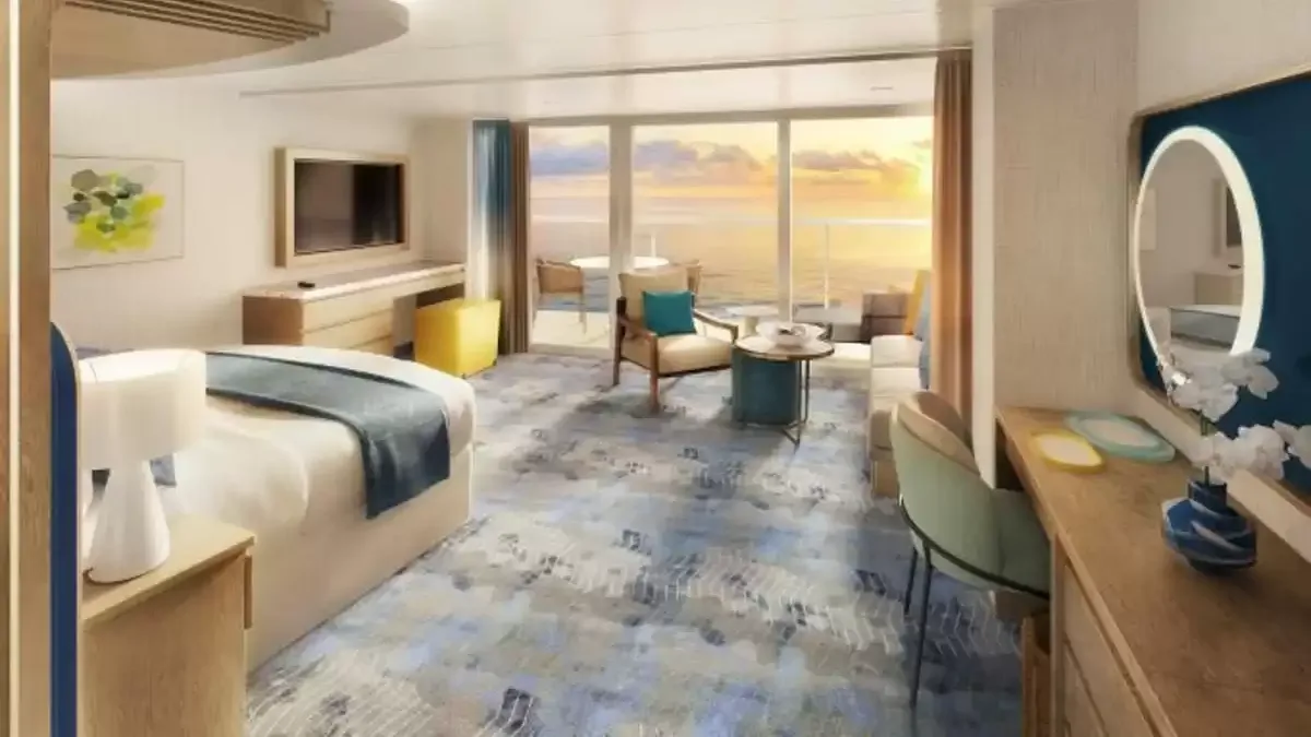 Une cabine à bord du Icon of the seas
