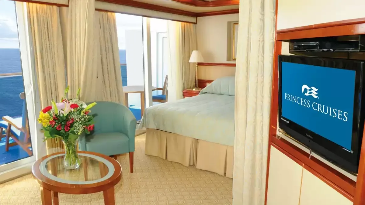 Une cabine à bord du Island Princess
