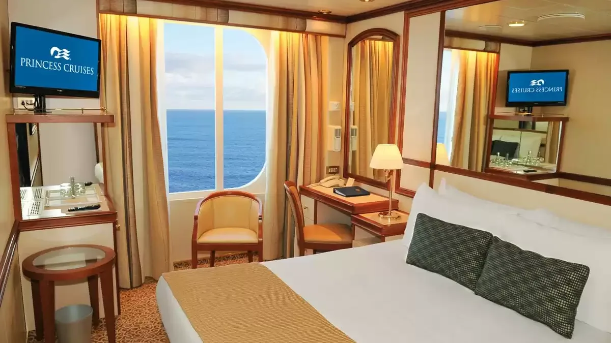 Une cabine à bord du Island Princess