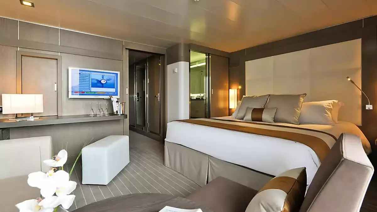 Une cabine à bord du L Austral